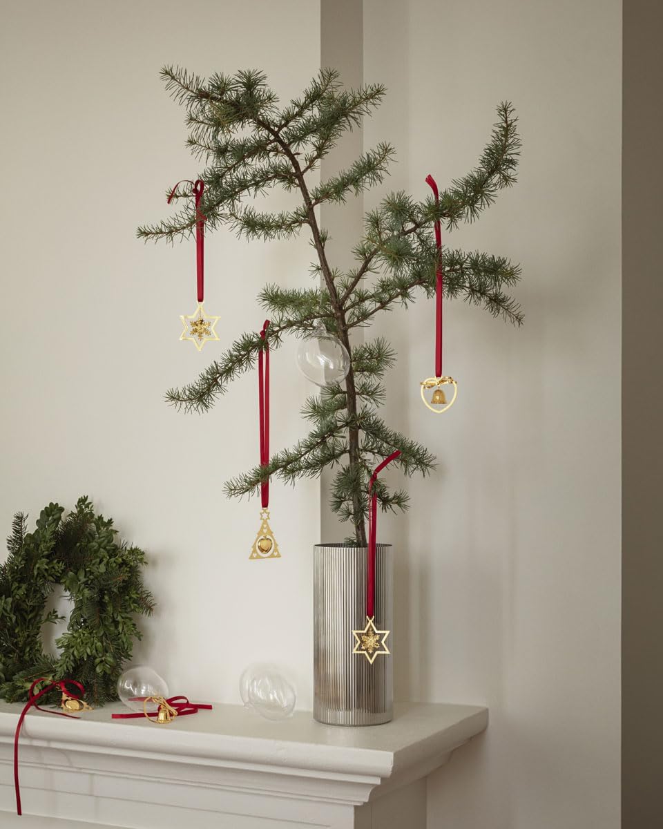 Georg Jensen 30th Anniversary Christmas Mobile in Gold Plated Stainless Steel
