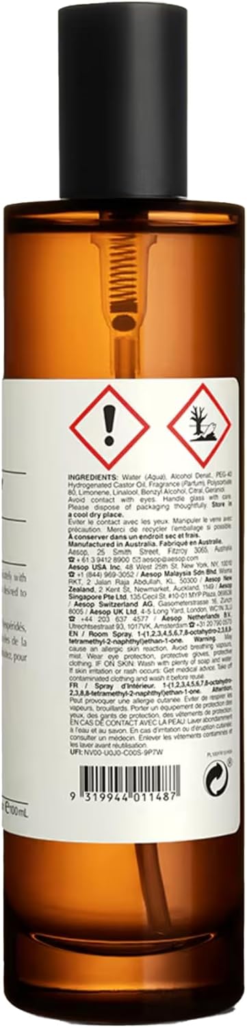Aesop Olous Aromatique Room Spray 34 Oz