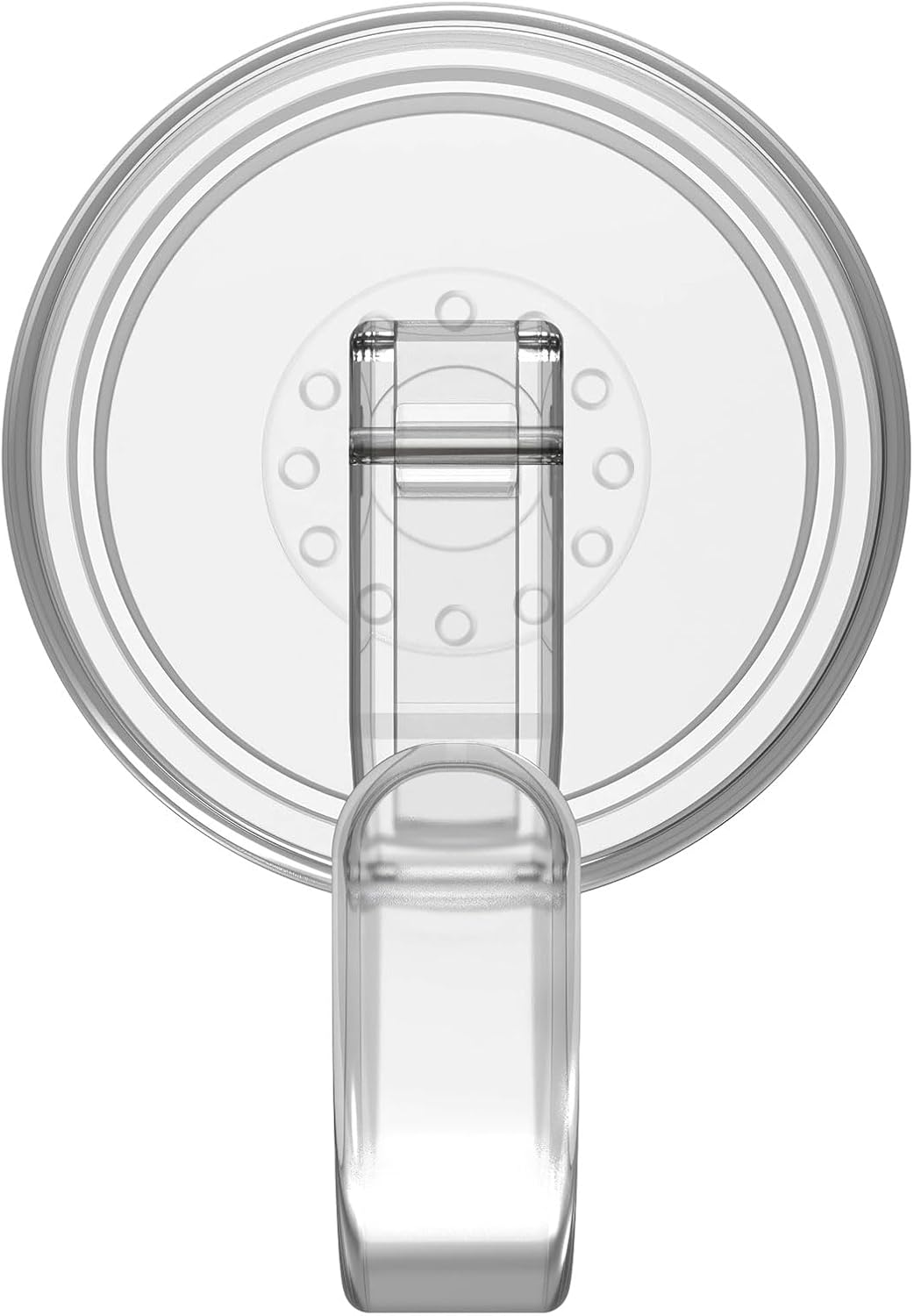 Clear Wreath Hanger 22 LB Suction Cup Hooks 2 Pack