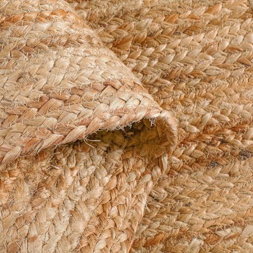 2x3 Jute Entry Mat - Reversible Handwoven Rug for Kitchen or Hallway