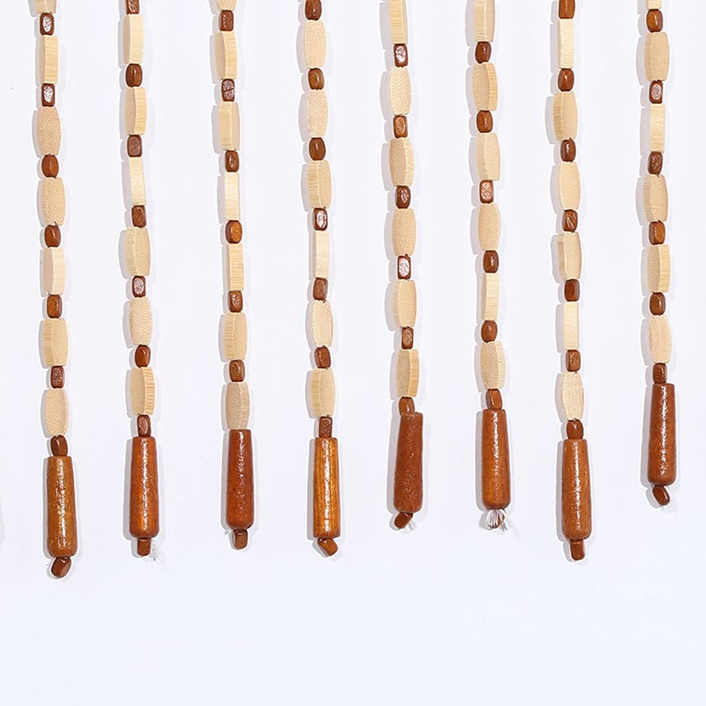 ZHOUXIAO Wood Beaded Curtain for Doorways 1