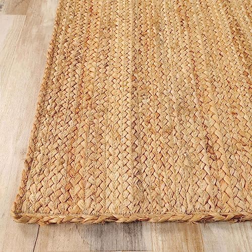 Superior Hand Woven Jute Reversible Area Rug 3x5