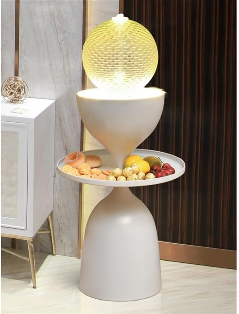 Cascading Rock Indoor Water Fountain with Light and Humidifier