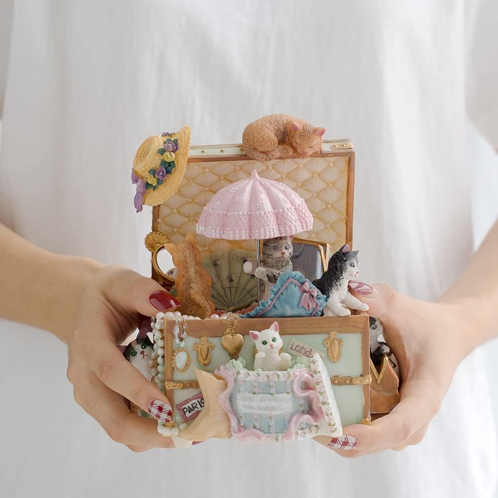 Love For You Musical Cat Decoration Gift Box