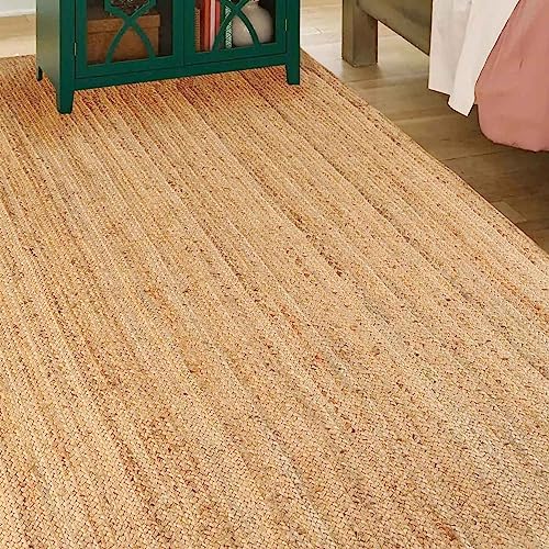 Superior Hand Woven Jute Reversible Area Rug 3x5