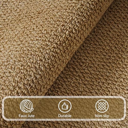 Softlife 2x3 ft Entryway Door Mat Brown