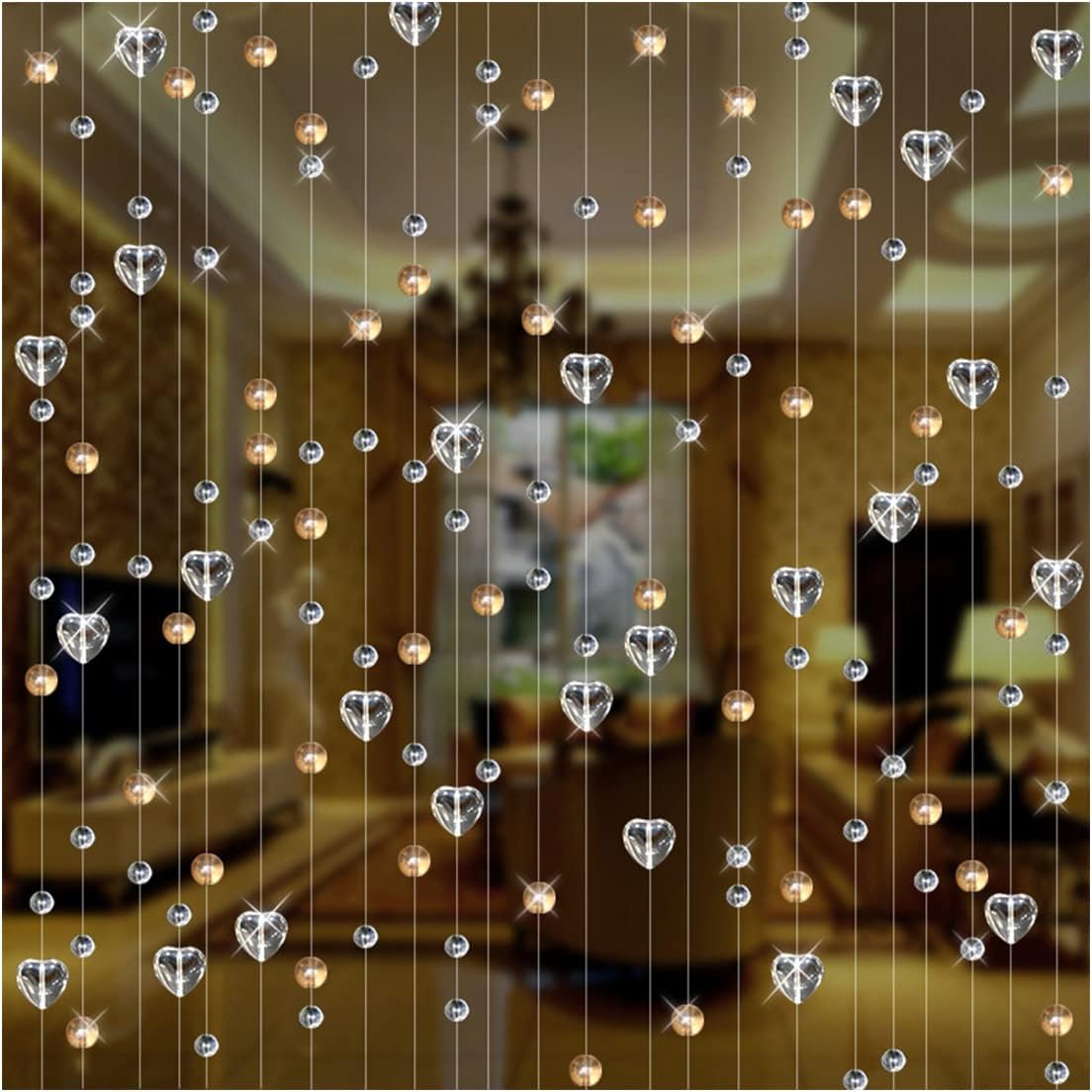 15 Meter Long Crystal String Door Curtain