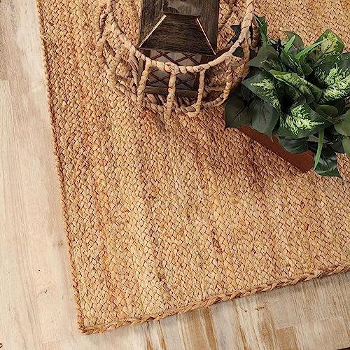 Superior Hand Woven Jute Reversible Area Rug 3x5