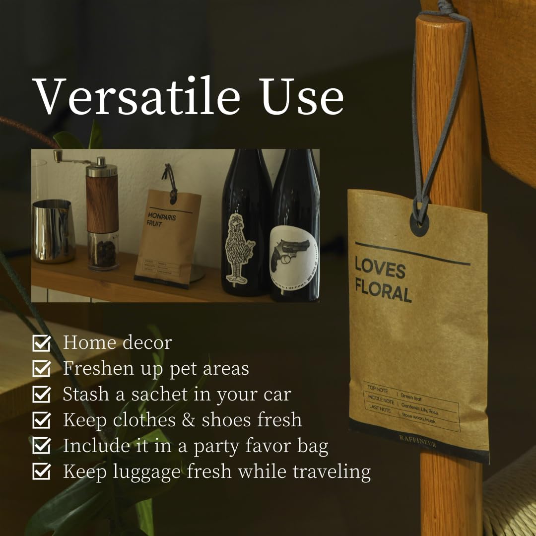 Long-Lasting Eco-Friendly Perfume Sachet for Home and Car Use