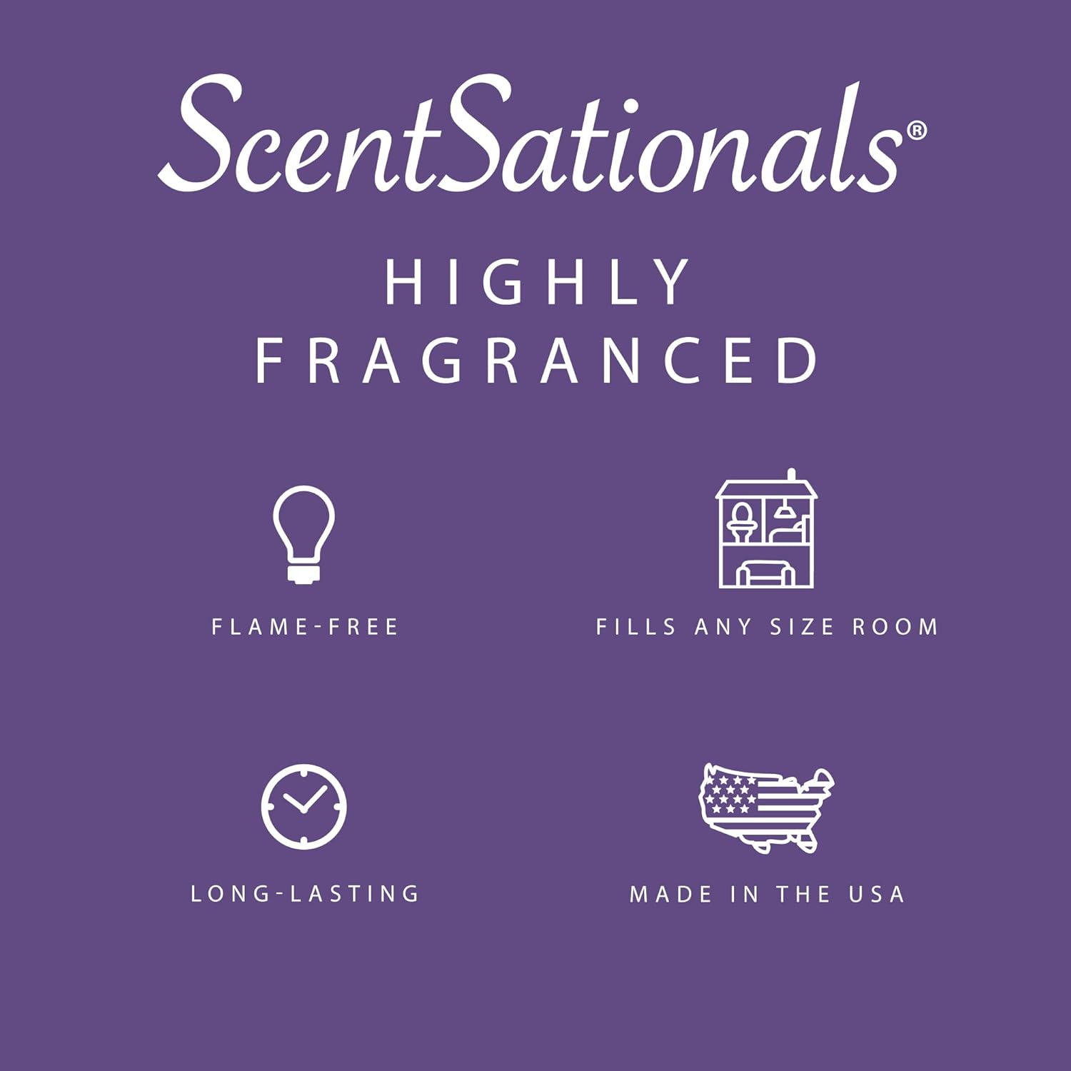 Scentsationals Wax Melts 24-Cubes Cedar Lavender Long Lasting