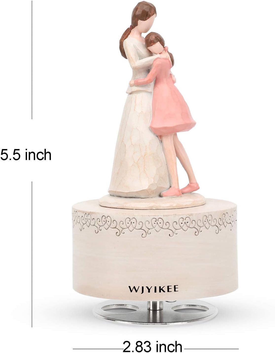 Music Box Mom Gift Daughters Unique Sculpted Musical Figure
