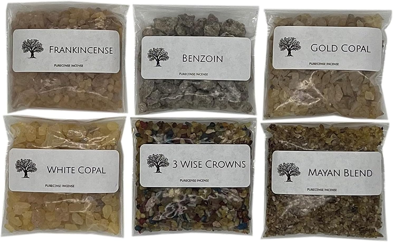 Purecense Variety Pack 6 Incense 1 oz