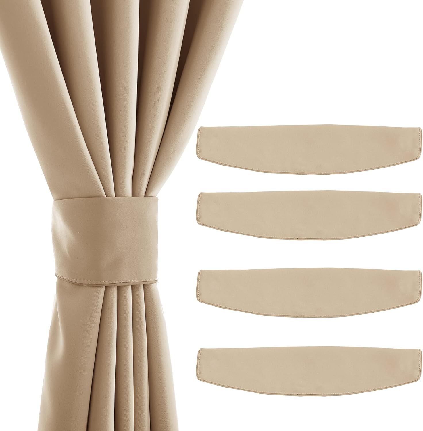 NICETOWN Handmade Curtain Tie Backs Set of 4