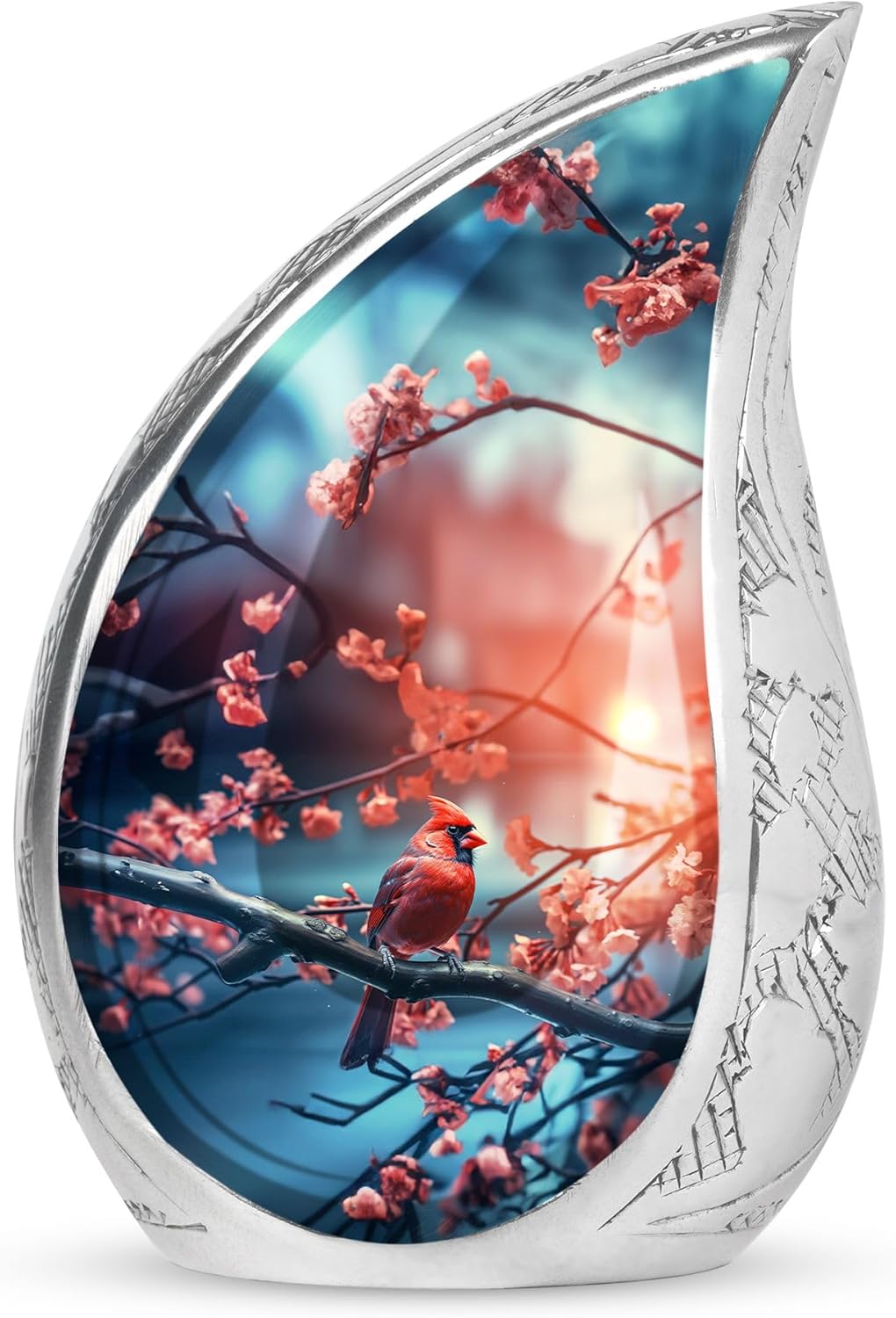 Large Cardinal Urn for Adult Human Ashes