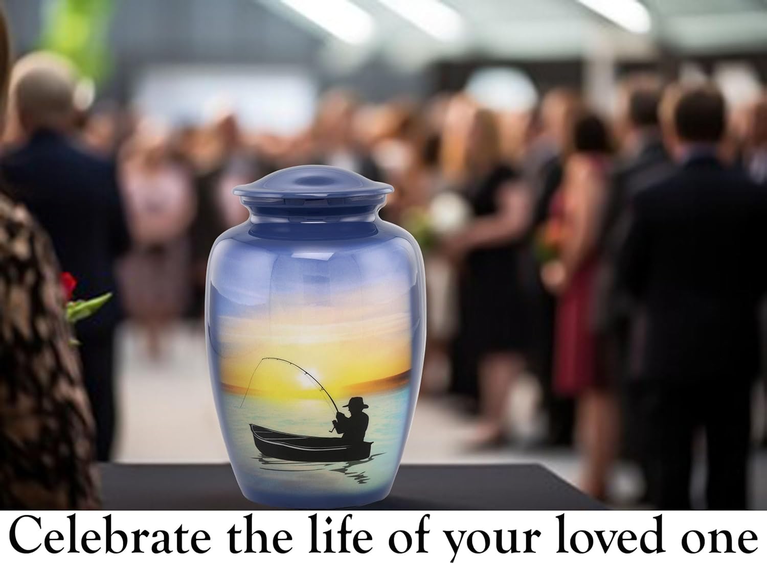 Fishing Urn - Large Capacity Adult Ashes Urn