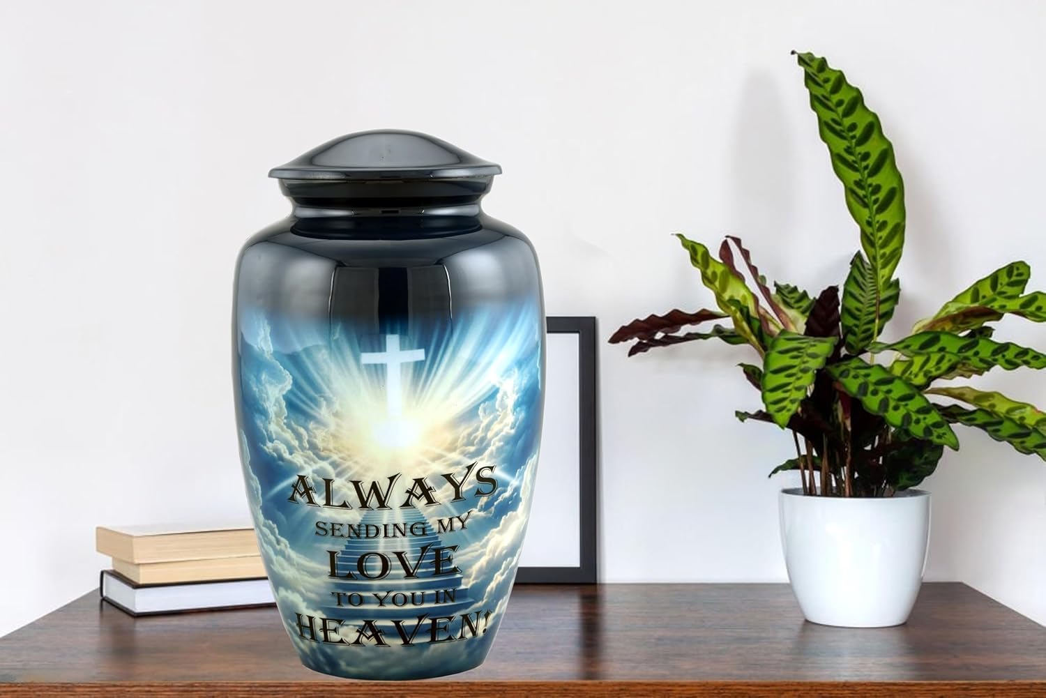 Heaven Urn With Velvet Bag for Adult Ashes