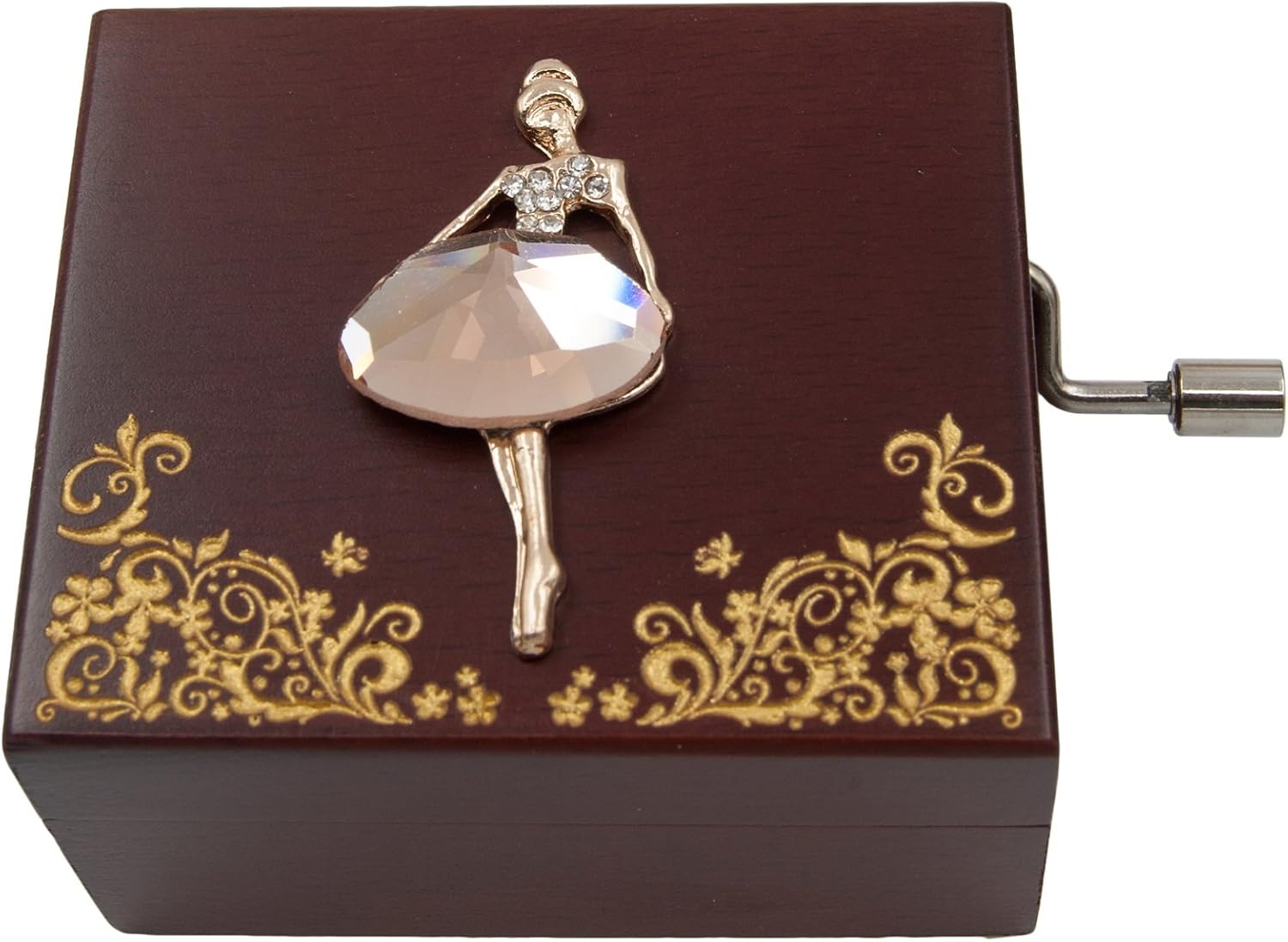 Mini Handcrank Music Box Tune of Fur Elise Ballerine