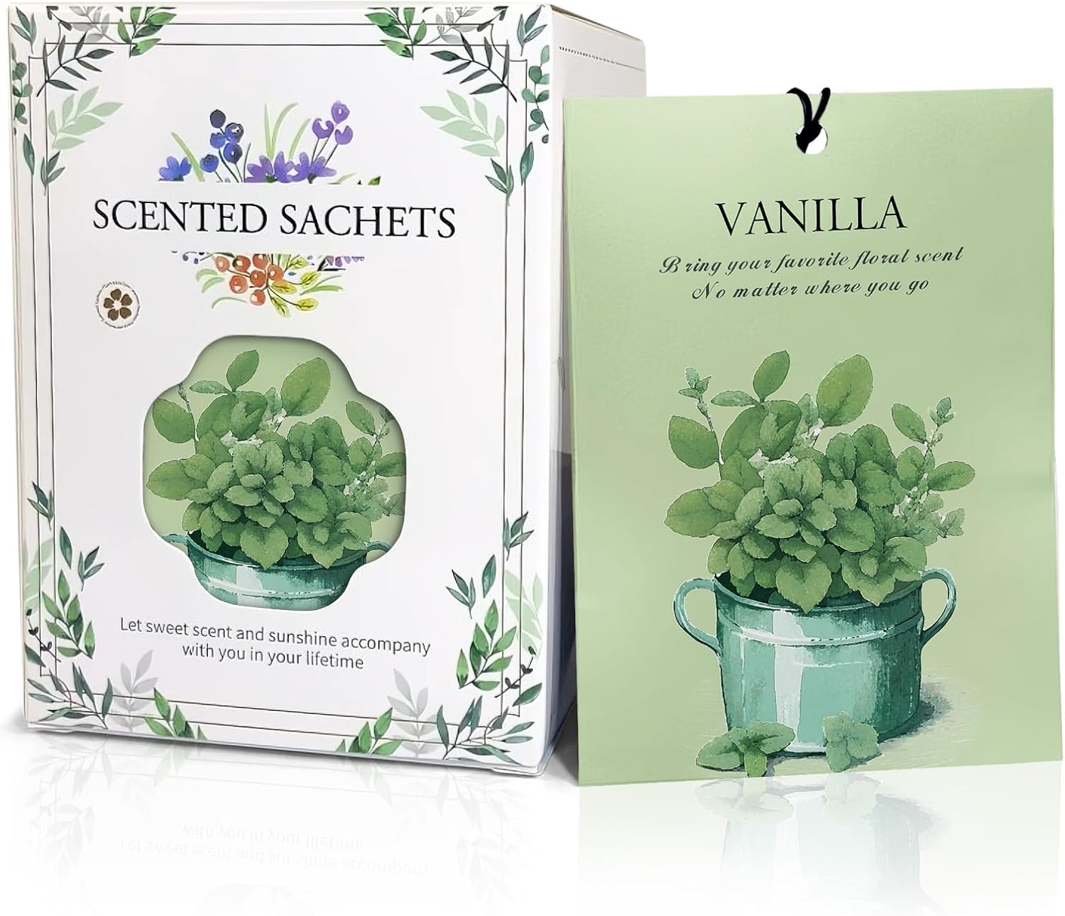 Vanilla Scented Sachet Bags 12 Pack Home Freshener