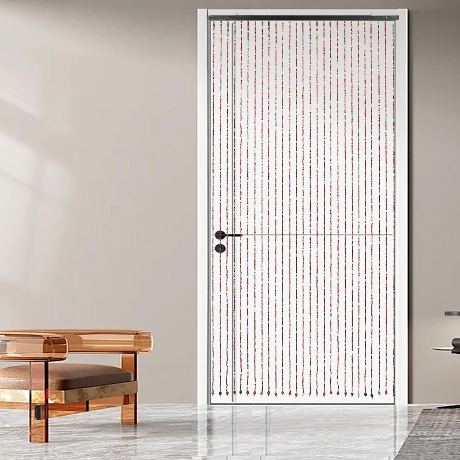 Bamboo Beaded Curtain for Bedroom and Party