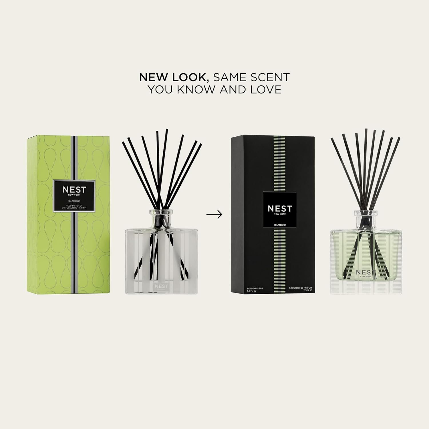 NEST New York Reed Diffuser with 8 Rattan Sticks