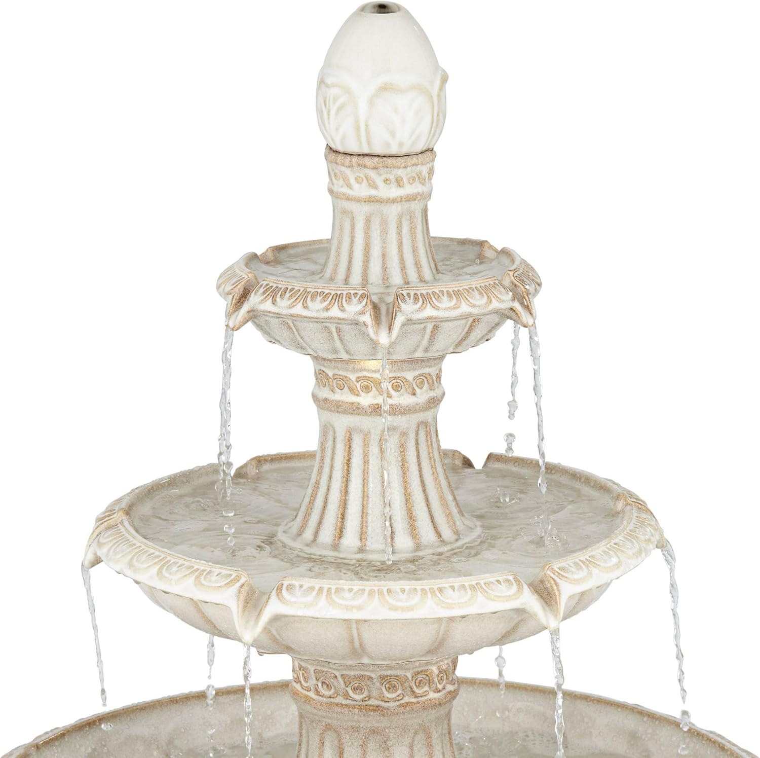 Formentera 45 14 Inch High Outdoor LED Floor Fountain