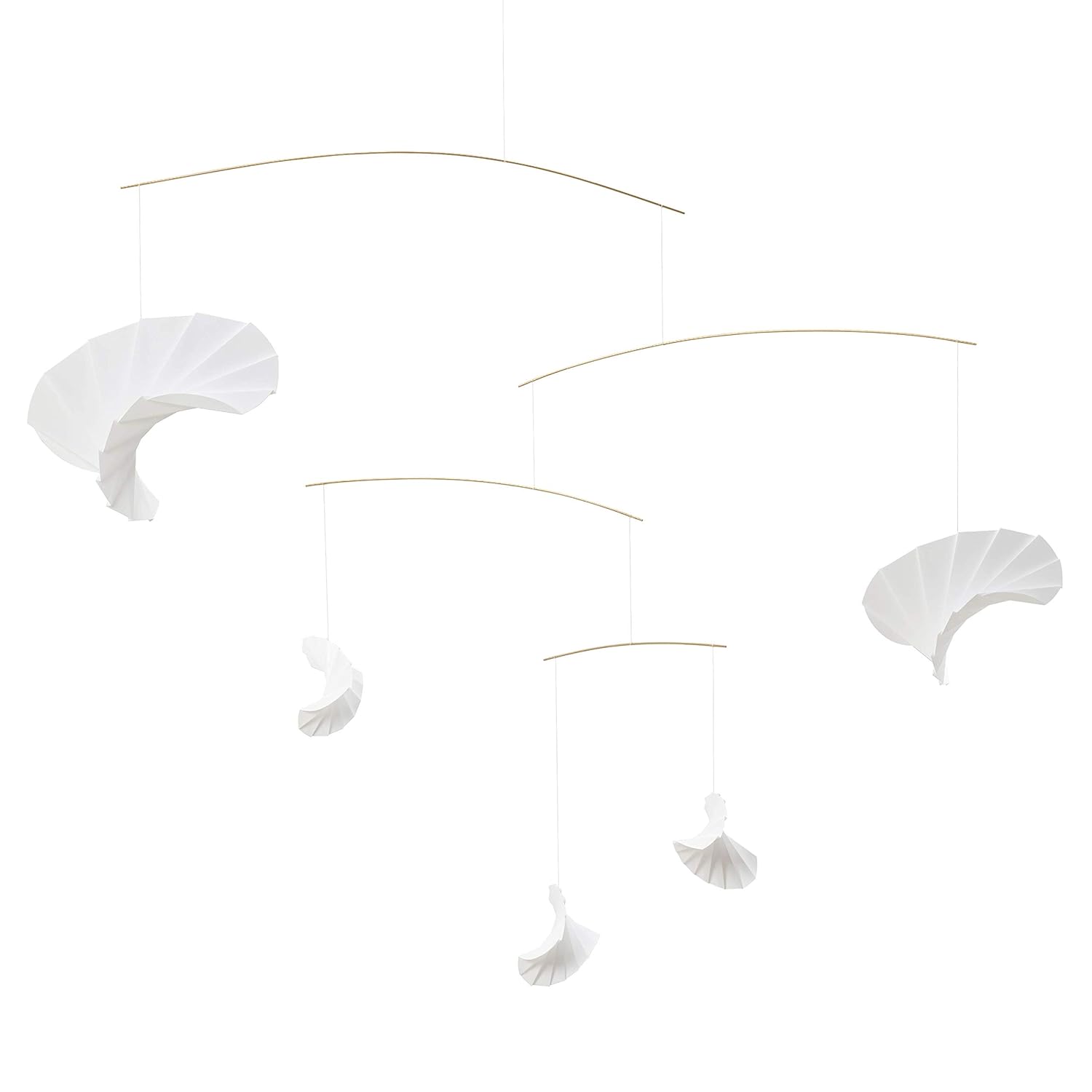 Waves 5 Hanging Mobile - 35 Inches Handmade in Denmark