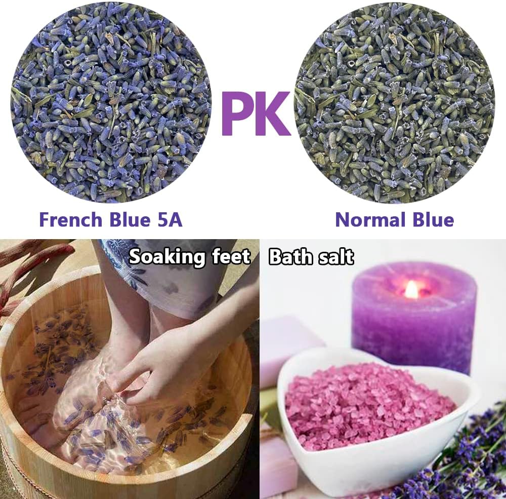 Jitejoe Dried Lavender Buds for Sachets and Candles 1 Pound Pack
