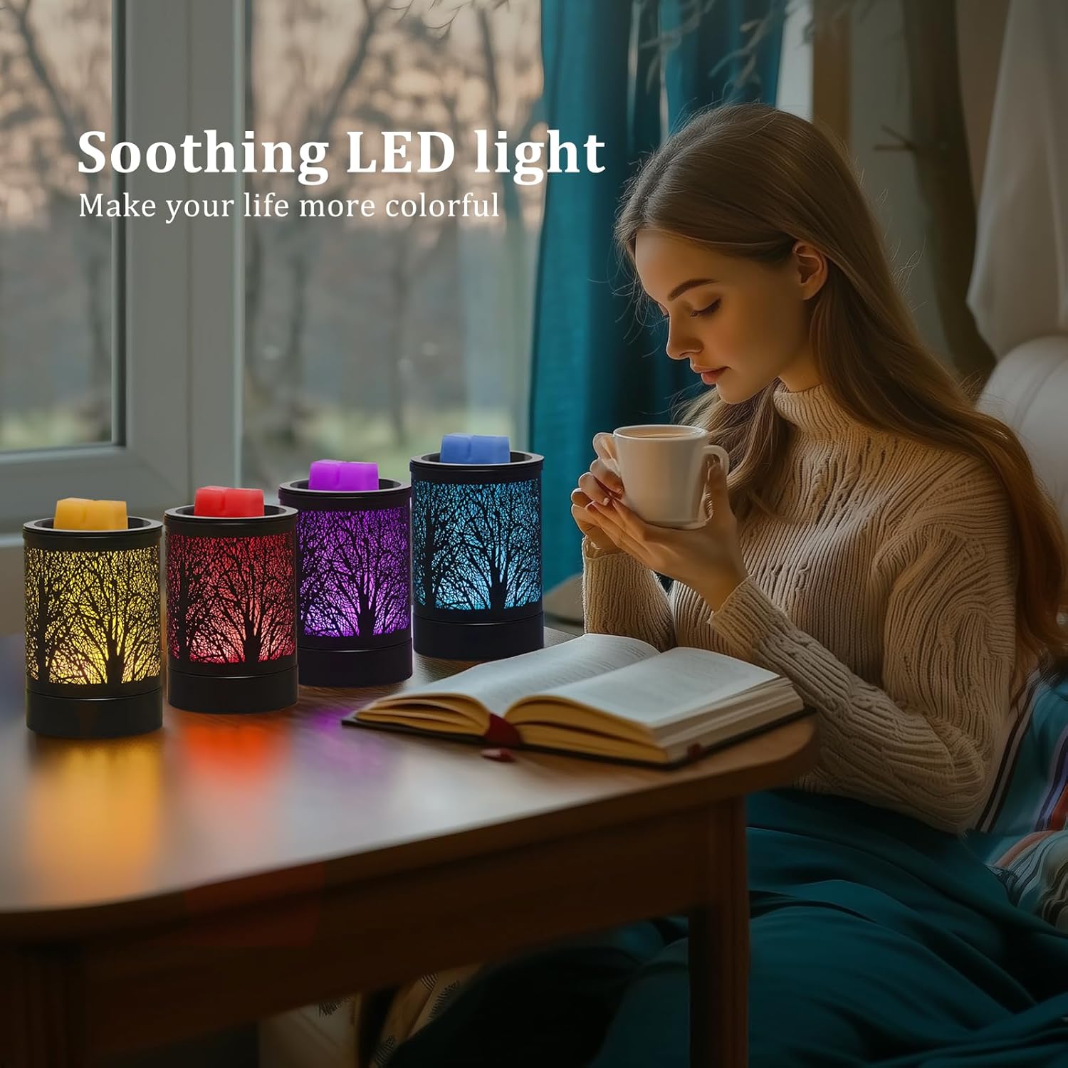 Enaroma Fragrance Wax Melts Warmer with LED Light