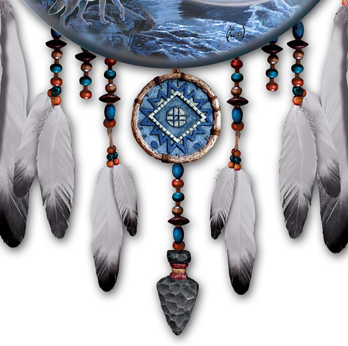 Al Agnew Wolf Dreamcatcher Wall Decor