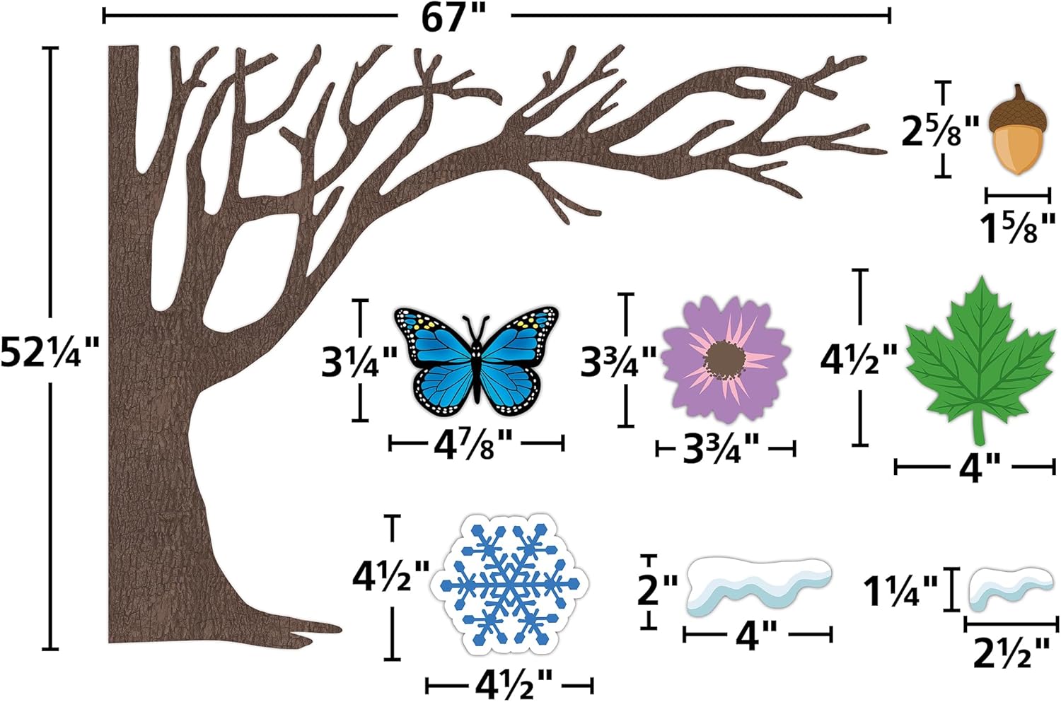 Teacher Created Resources Seasonal Tree Bulletin Board TCR9188