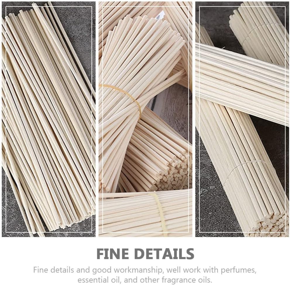 COHEALI 100pcs Reed Diffuser Sticks for Home and Office