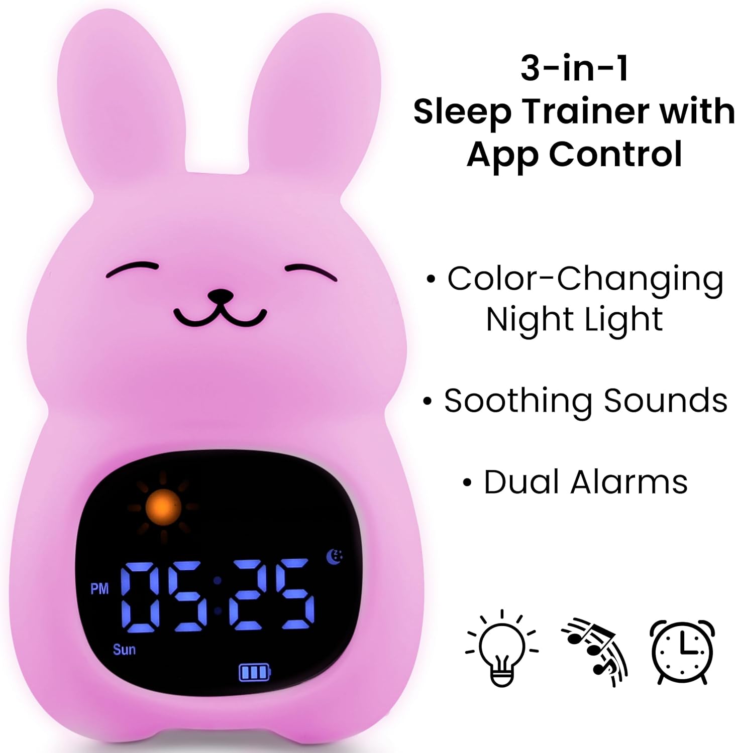 Bumble Bright Go Glow Bunny Smart Alarm Clock