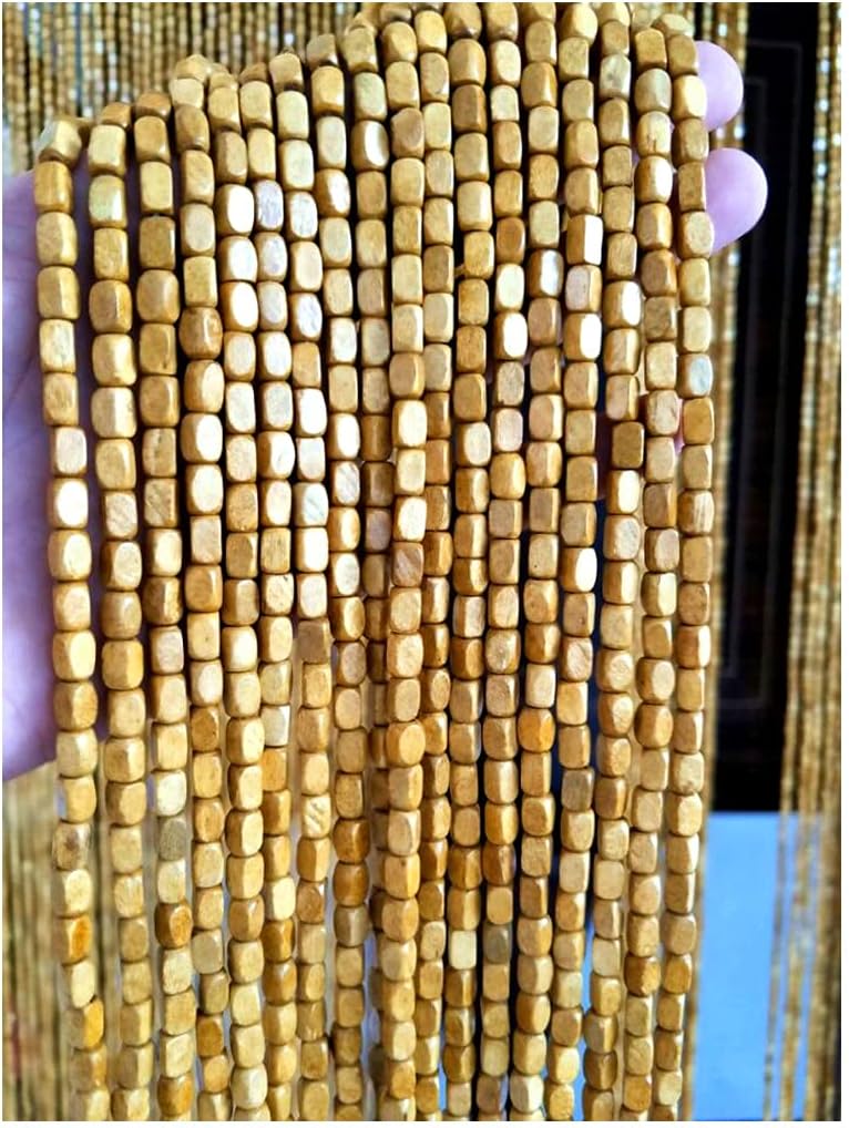 ZHOUXIAO Wooden Beaded Curtain for Doorways
