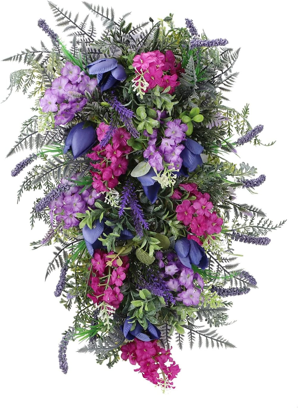 BEIJIALY Spring Wreath for Front Door Decor