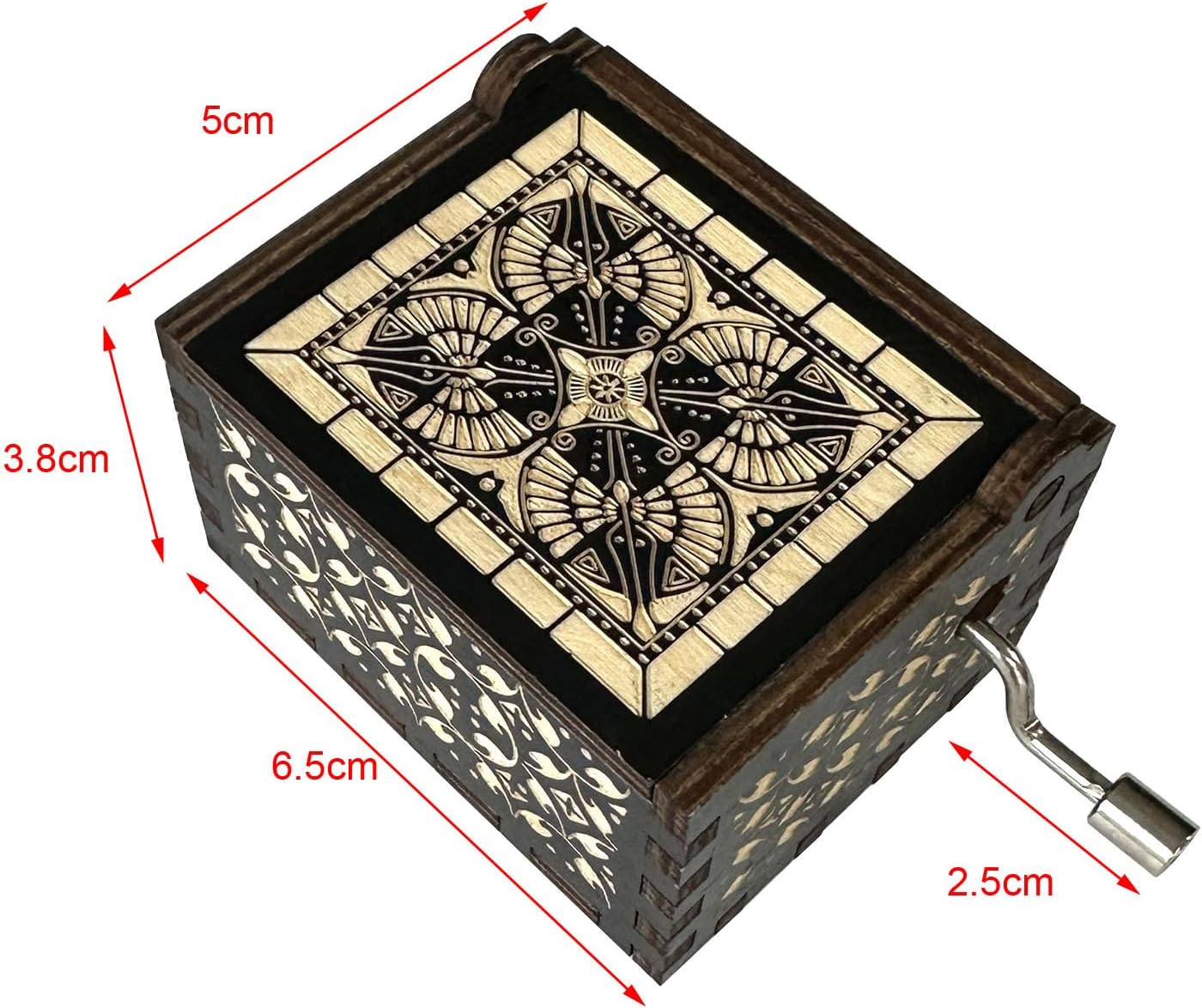 Pursuestar Howl Moving Castle Merry Go Round Wood Music Box 1