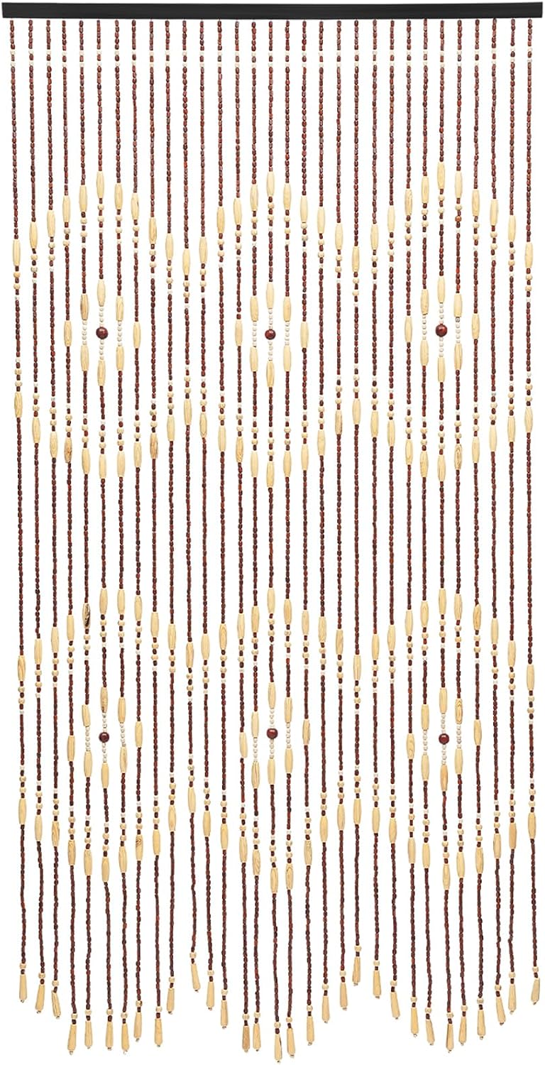 Handmade Wood Bamboo Door Bead Curtain Decor