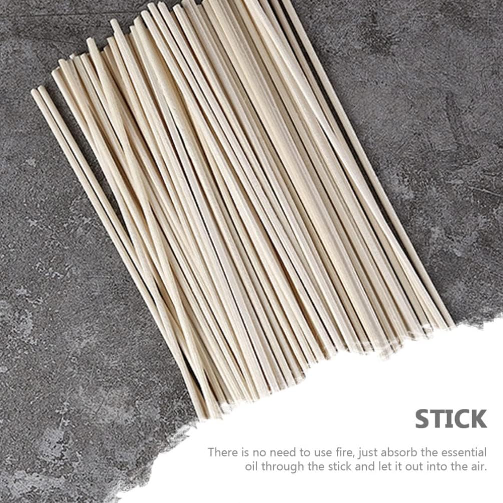 COHEALI 100pcs Reed Diffuser Sticks for Home and Office