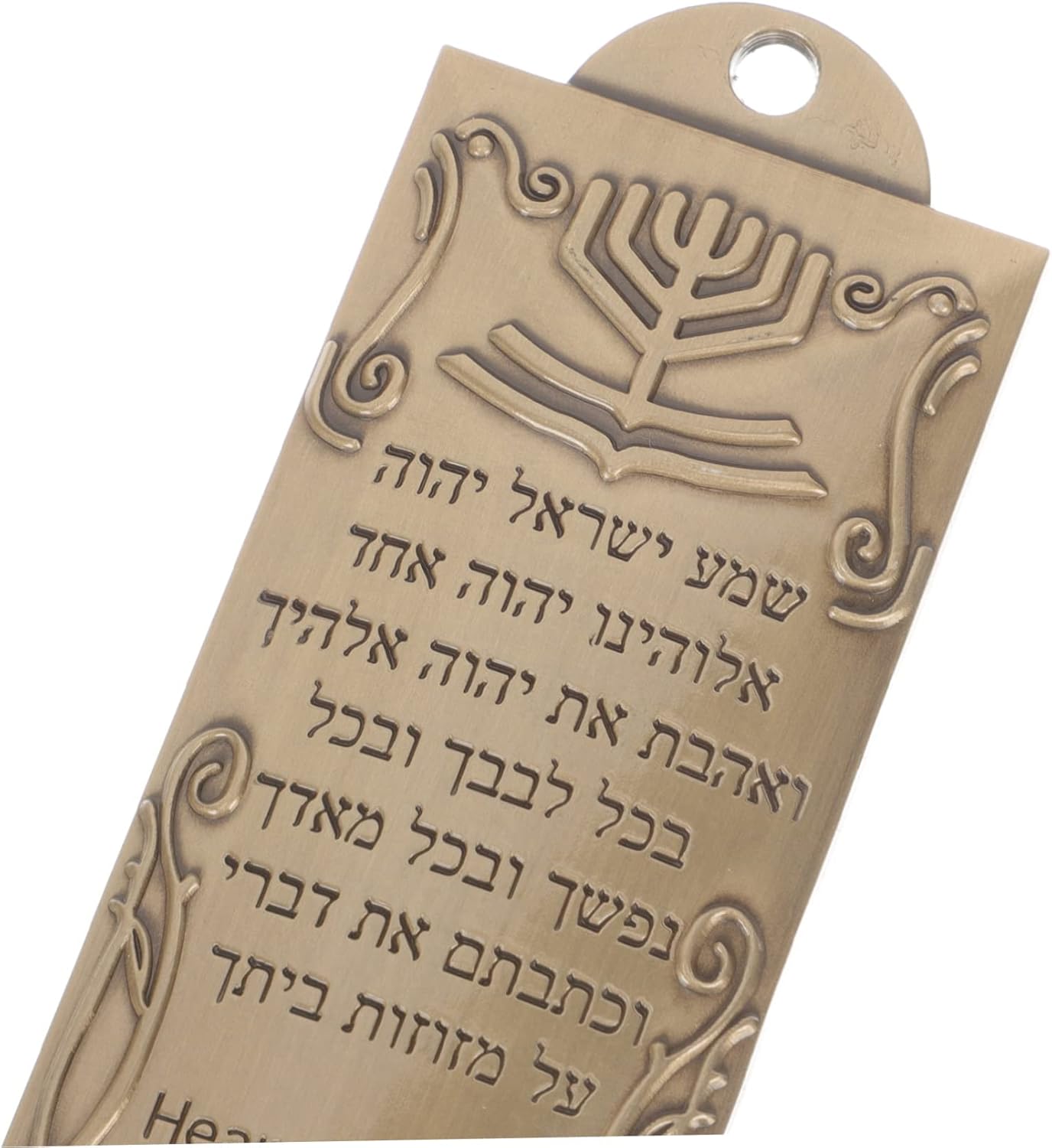 IMIKEYA 6 Set Hebrew Pomegranate Mezuzah Bronze Decor
