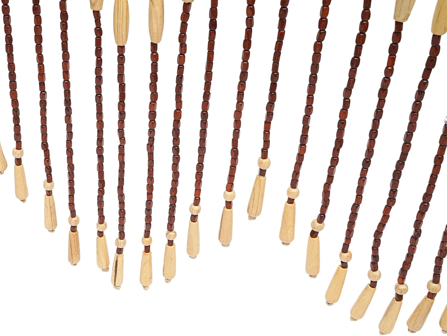 Boho Bamboo Bead Curtain with 31 Lines