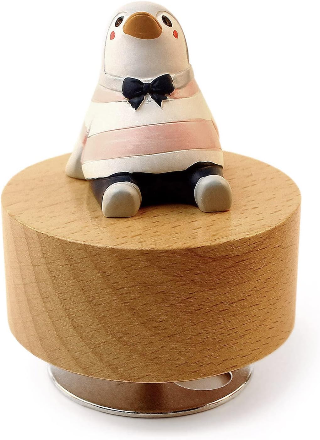 SOFTALK Penguin Wooden Musical Box - You Are My Sunshine