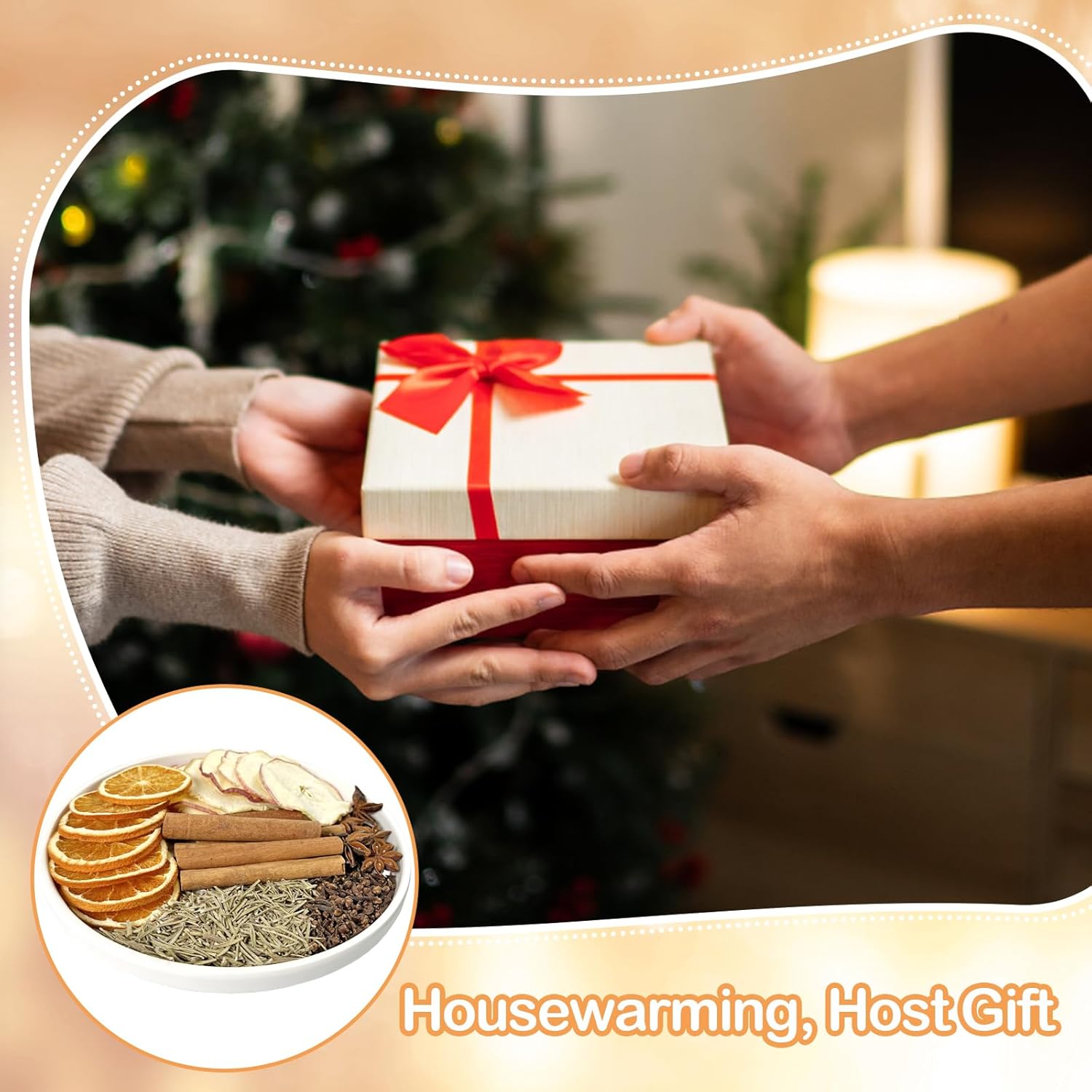 Pextian Warm House Stovetop Potpourri with Cinnamon and Cloves