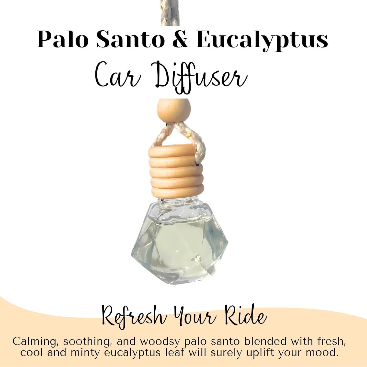 Hily Candles Car Diffuser - Palo Santo Eucalyptus 8ml