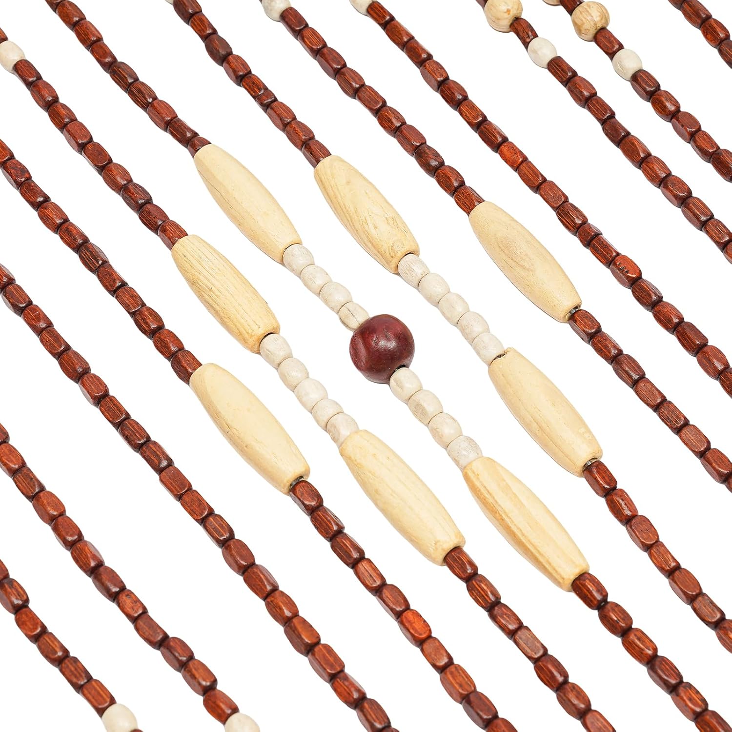 Handmade Wood Bamboo Door Bead Curtain Decor