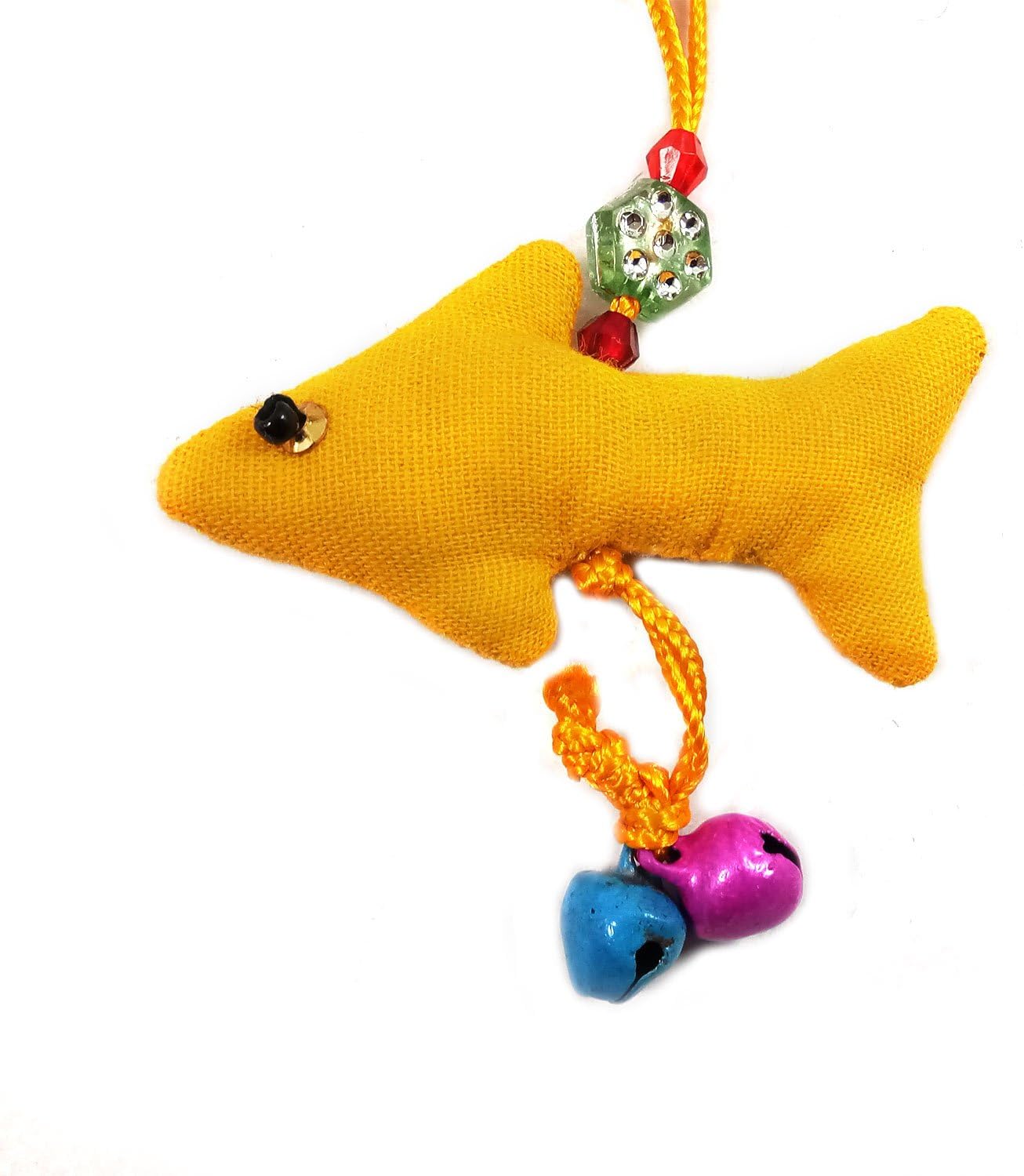 Handcrafted Fish Ornament Car Mirror Hanging Charm