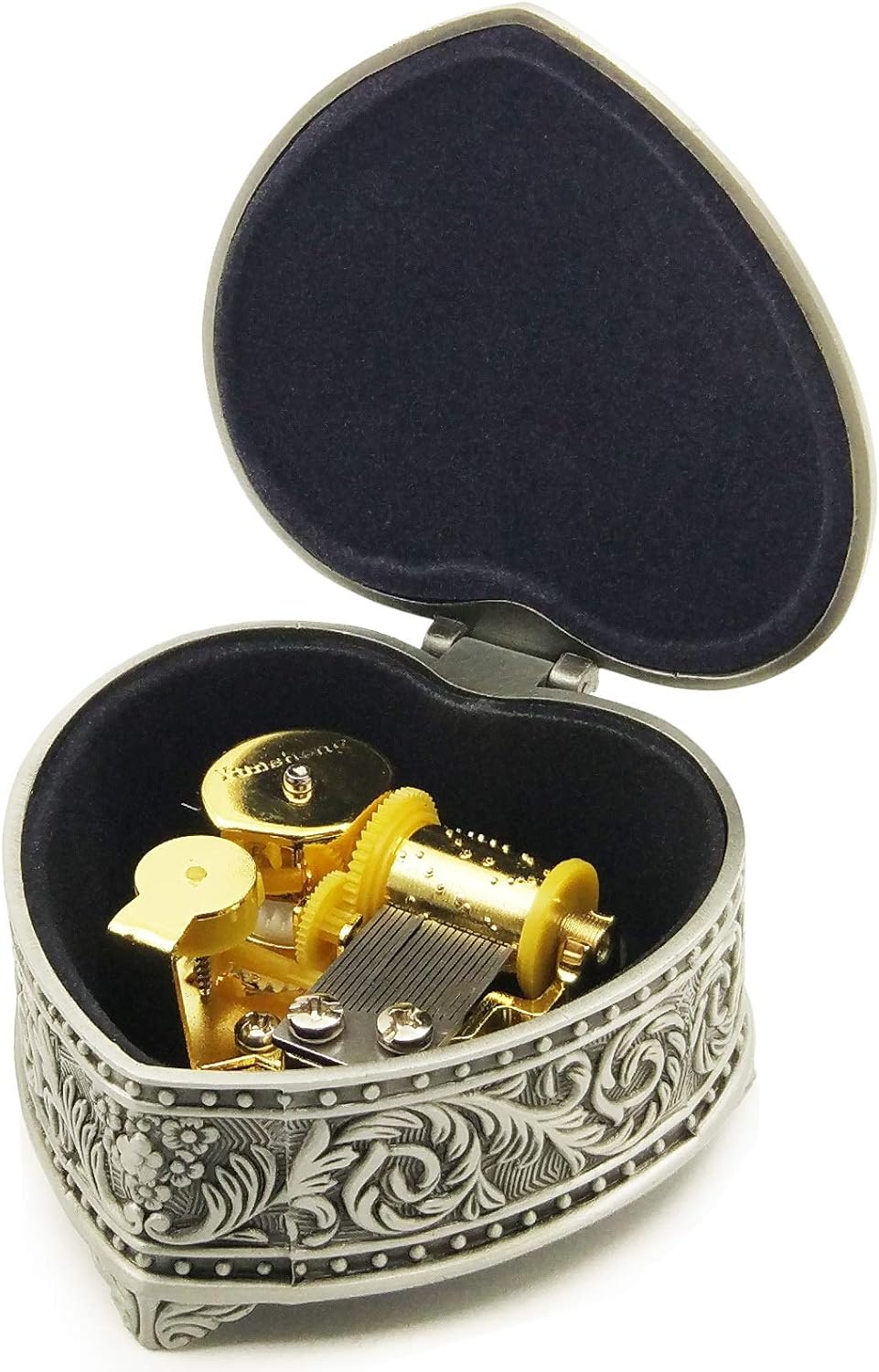 Wingostore Emboss Alloy Metal Music Box You Are My Sunshine
