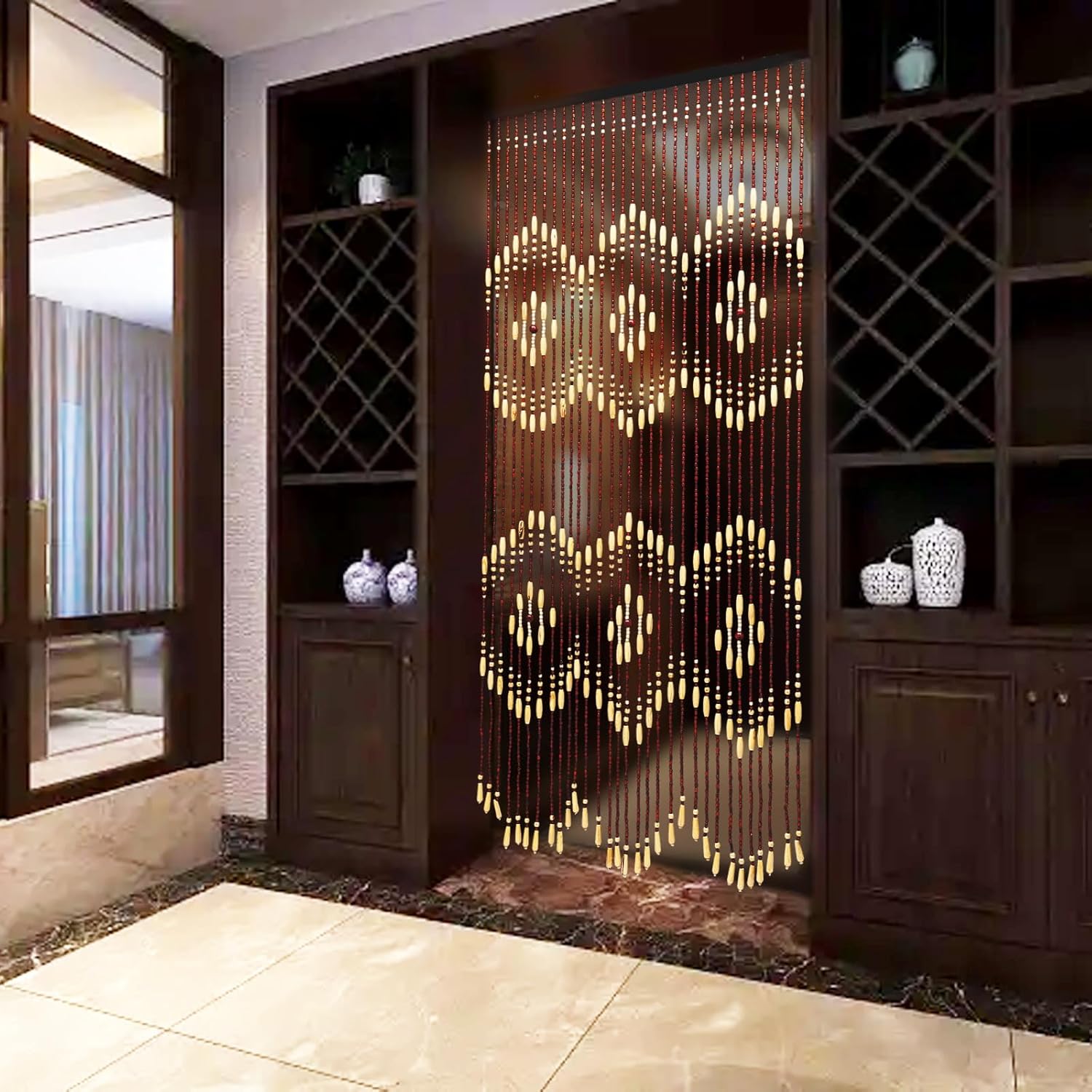 Gworobie 31 Strings Doorway Beaded Curtain