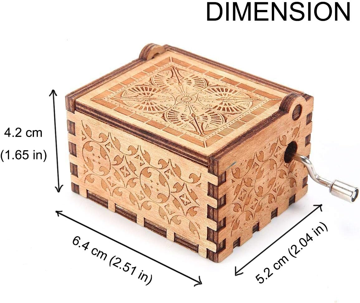 Ukebobo Wooden Happy Birthday Music Box - 16th Birthday Gift