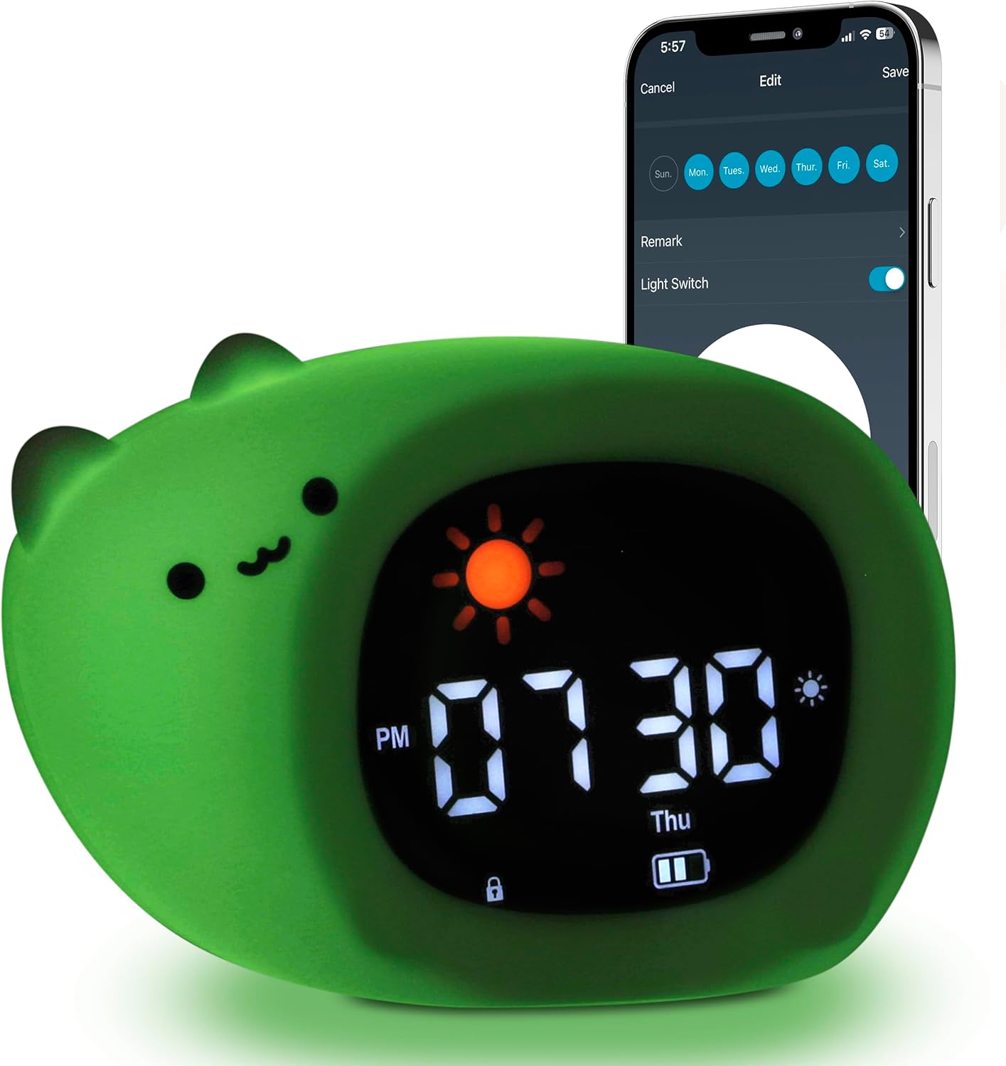 Bumble Bright Alarm Clock for Kids with App Control