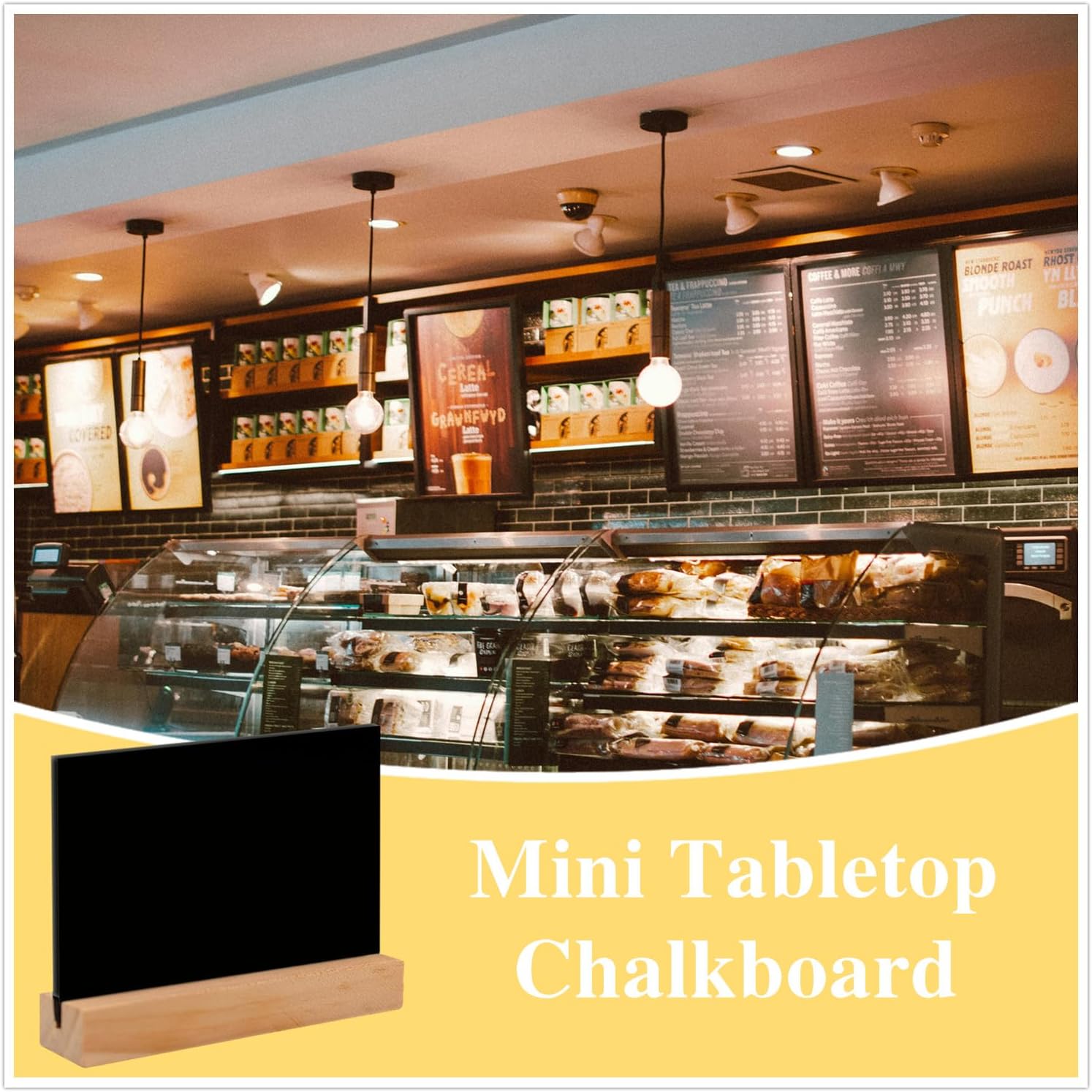 4x3 Inch Mini Chalkboards 10 Pcs Double Sided Signs