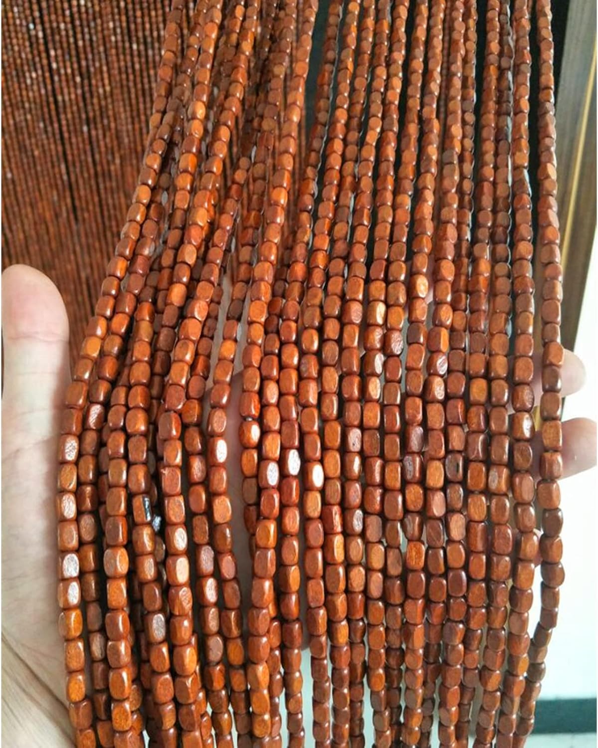 Bamboo Beaded Curtain for Doorway and Closet